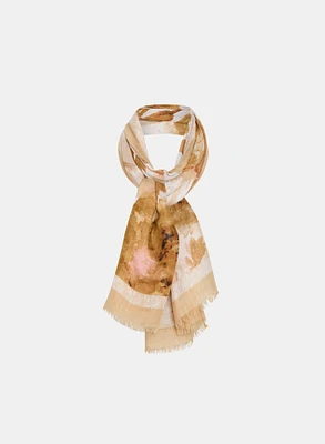Foulard à couleur vaporeuse