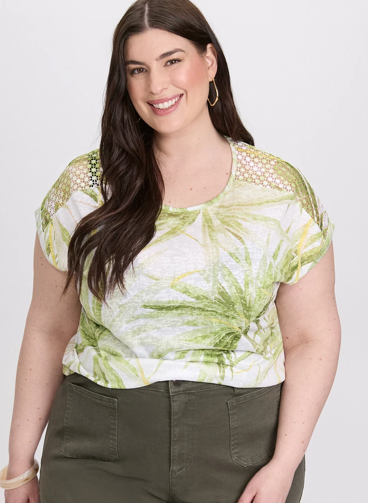 Tropical Print T-Shirt