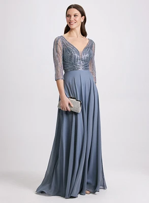 Sequin Detail Dress