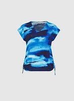 T-shirt à motif abstrait