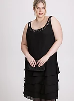 Tiered Dress & Jacket Set