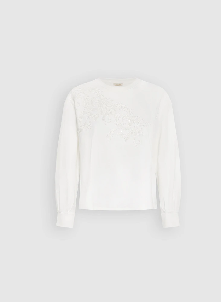 Paisley Appliqué Top
