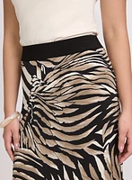 Abstract Maxi Skirt