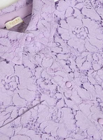 Lace Button Blouse