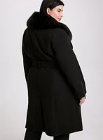 Wool-Blend Coat