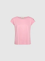 Metallic Slub T-Shirt