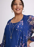 Floral Jacket & Dress Set