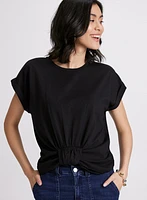Knotted Hem T-Shirt