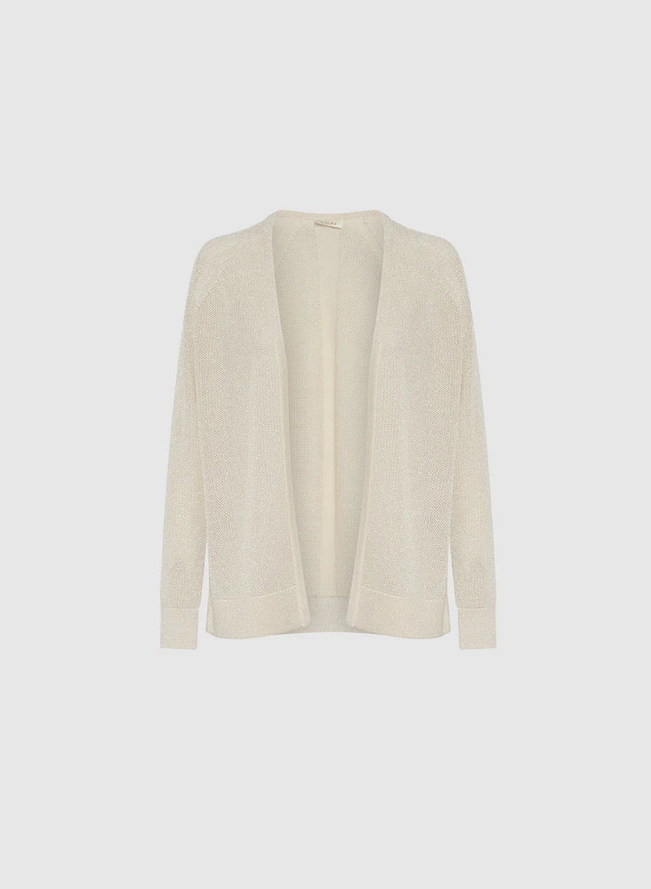 Metallic Thread Cardigan