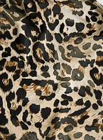 Long Leopard-Print Skirt