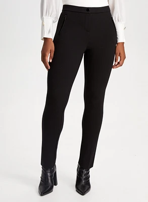 Pantalon Mia à poches zippées – court