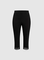 Lace Trim Capris