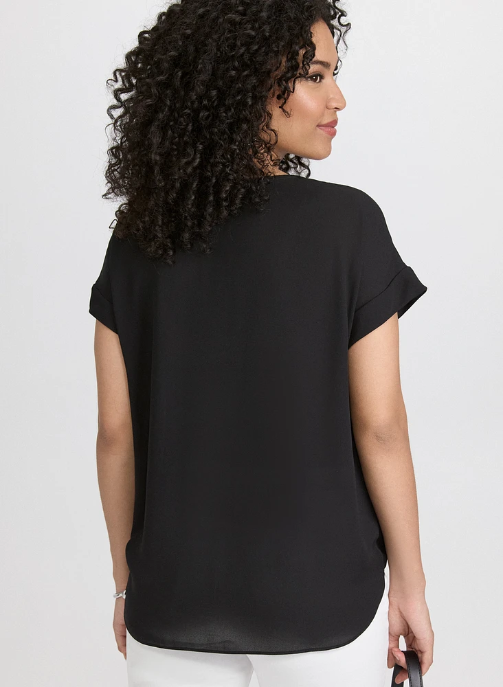 Bubble Hem Blouse