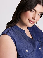 Denim Maxi Dress