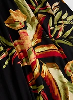 Tropical Print Maxi Dress