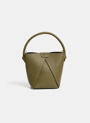 Pebbled Bucket Bag