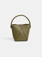 Pebbled Bucket Bag