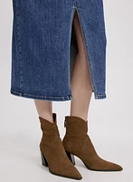 Denim Midi Skirt