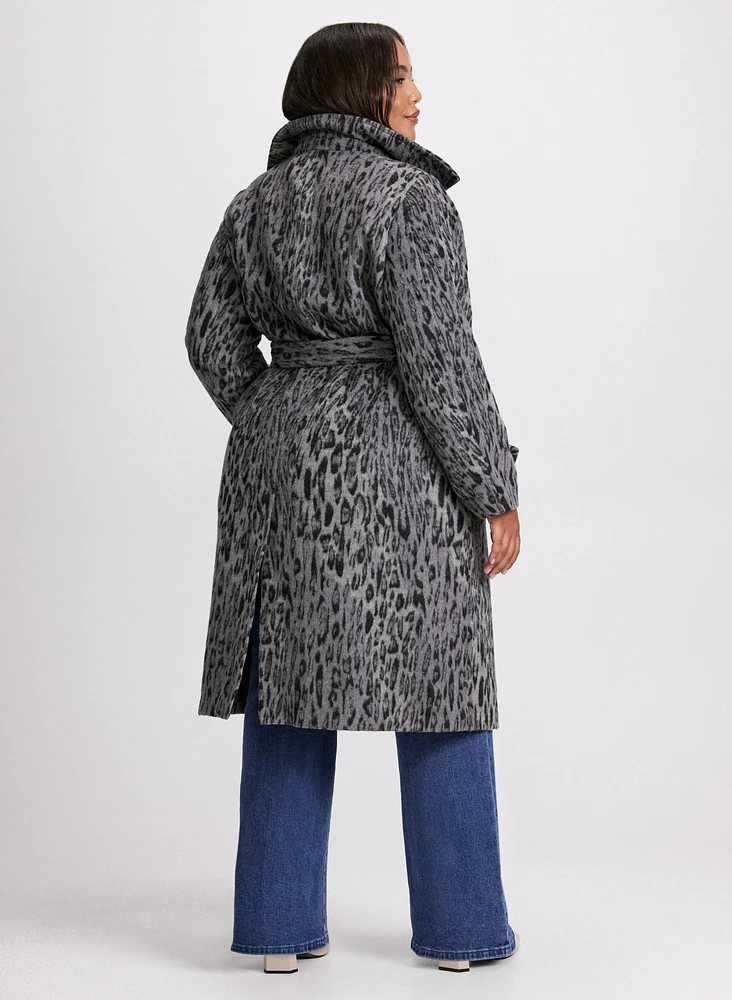 Bernardo - Leopard Print Coat