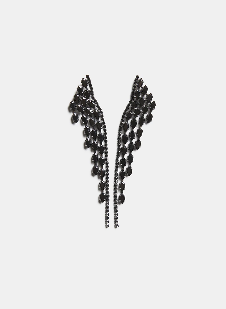 Crystal Cascade Earrings