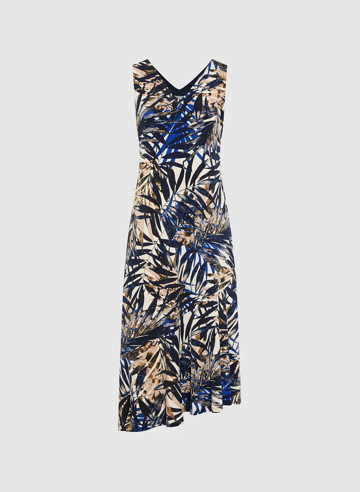 Leaf Print Dress