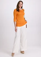 Ribbed Knit Sweater