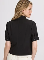 Elbow Sleeve Zip Jacket