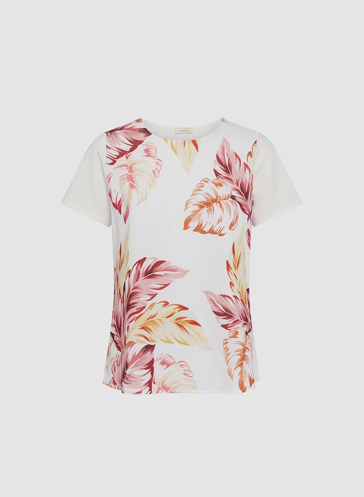Printed Crew-Neck Tee