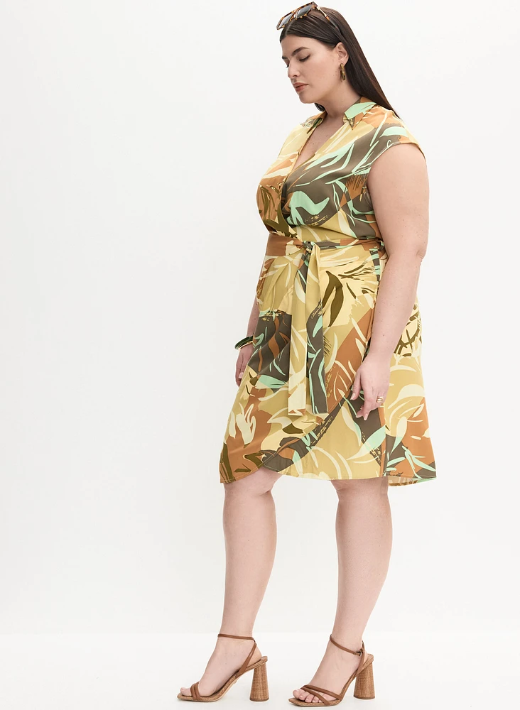 Melanie Lyne - Leaf Print Dress