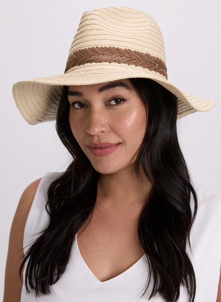 Straw Fedora Hat