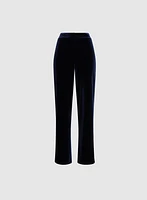 Olivia Velvet Wide Leg Pants - Regular