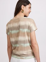 T-shirt à teinture sur nœuds