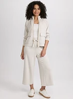 Pull-On Wide-Leg Pants