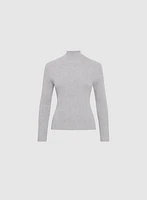 Ribbed Knit Sequined Sweater