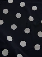 Mesh Polka Dot Top