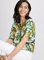 Tropical Print Top