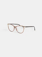Clear Cat Eye Reading Glasses