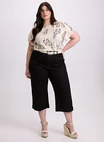 Floral Drop Shoulder Top