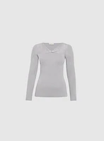 Metallic Knit Sweater