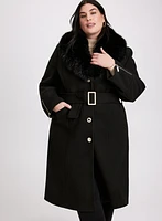 Wool-Blend Coat