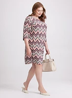 Chevron Print Dress