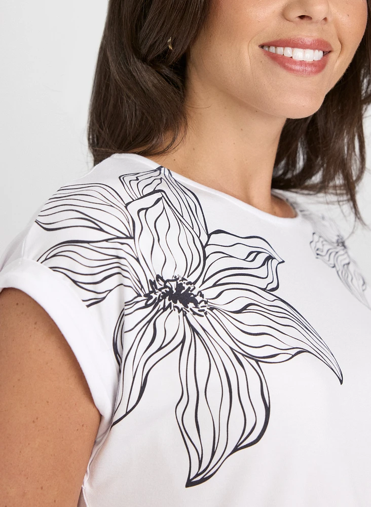 Sketch Floral T-Shirt