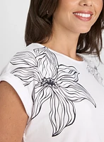 Sketch Floral T-Shirt