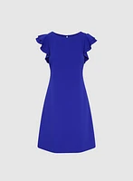 Ruffle Sleeve Dress