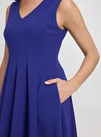 Sleeveless V-Neck Dress