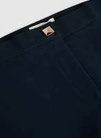 High-Rise Bengaline Capris