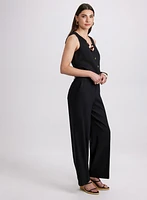 Olivia Linen-Blend Pants