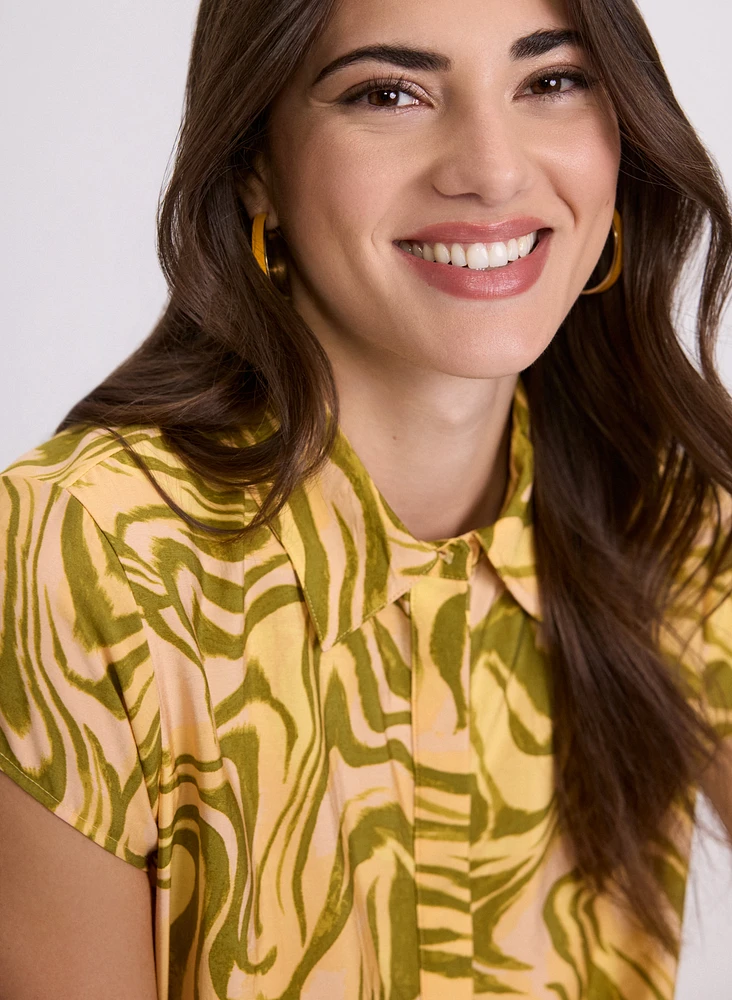 Cap Sleeve Blouse