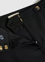 Studded Cotton-Blend Capris
