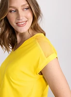 Mesh Insert T-Shirt